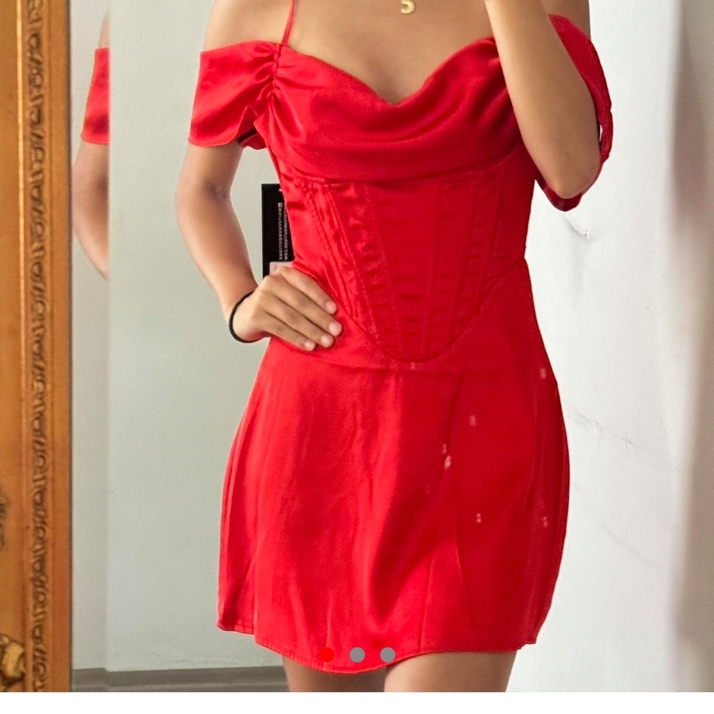 White Fox Boutique Red Mini Dress